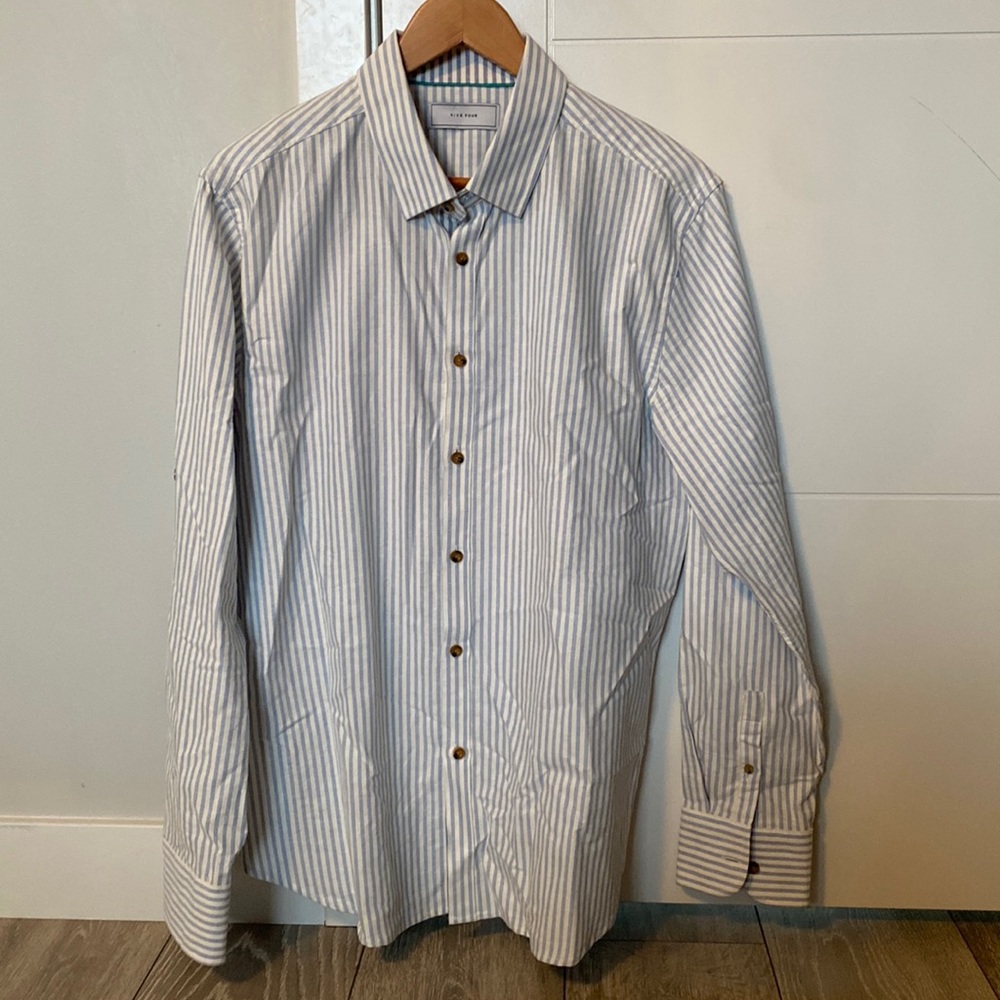 Five four button up
